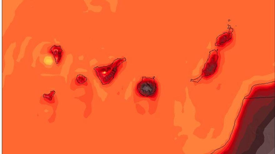 Más de 40ºC, noches tropicales y calima, así será la ola de calor que llega esta semana a Canarias