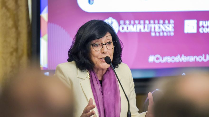 La directora del Centro Nacional de Inteligencia (CNI), Esperanza Casteleiro, inaugura el curso ‘Servicios de inteligencia y Sociedad’ de la UCM.