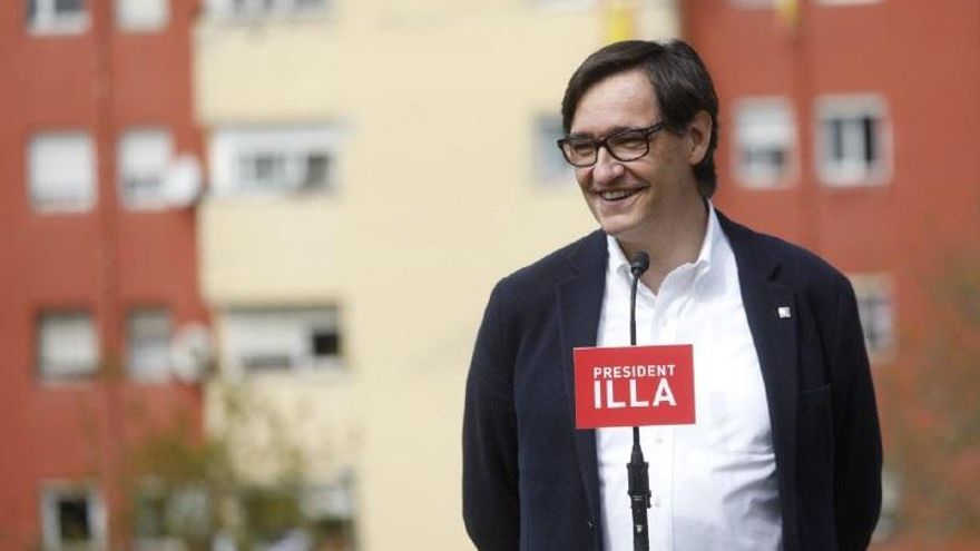El presidente del PSC en el Parlament, Salvador Illa