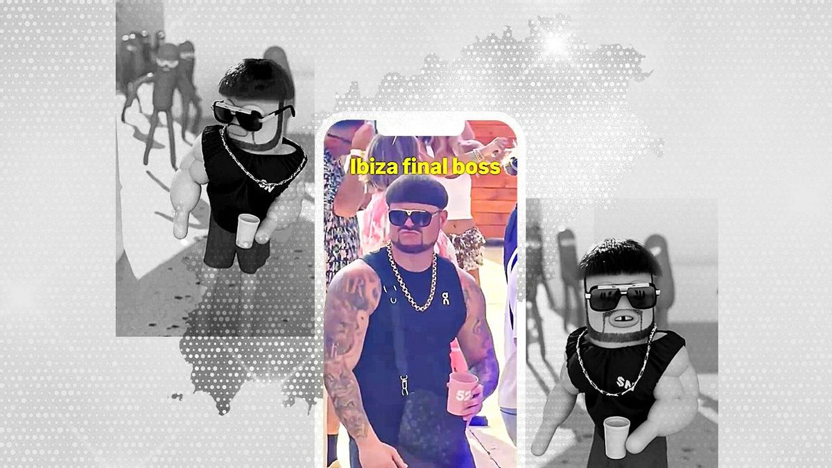 'The Ibiza final boss', el jove britànic que s’ha fet viral a TikTok per representar el turisme de gatera