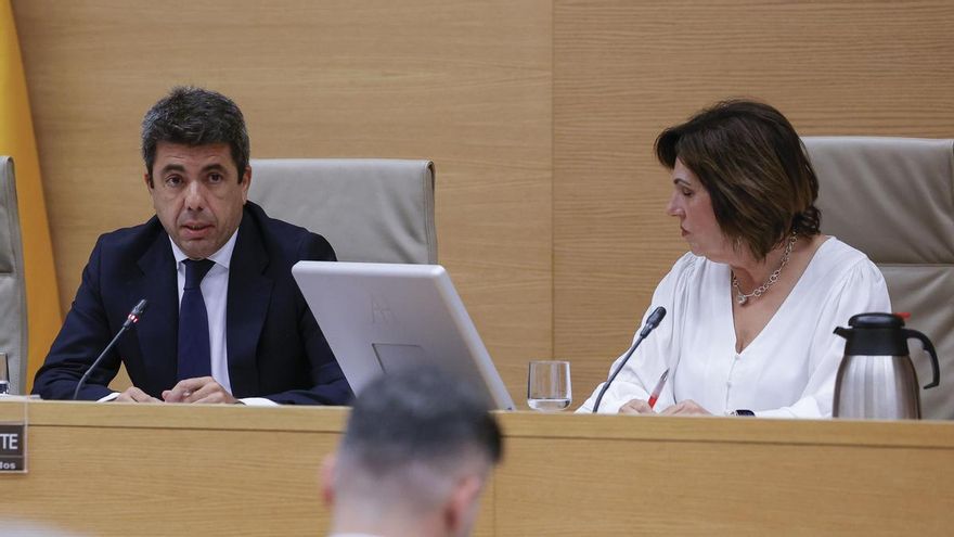 El presidente de la Generalitat valenciana en funciones Carlos Mazón comparece este lunes en la comisión de investigación de la dana del Congreso en Madrid.