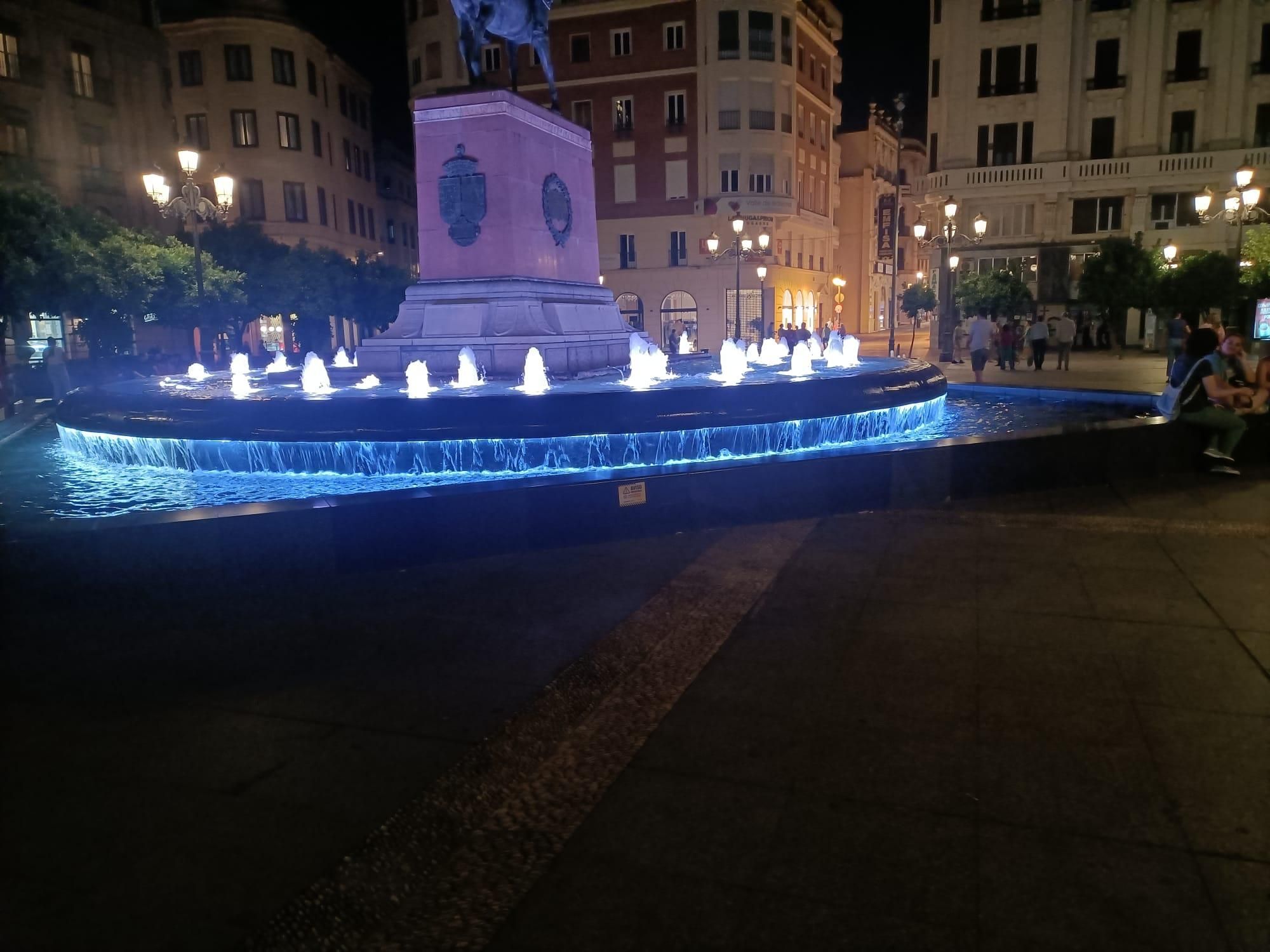 Greenpeace inunda las fuentes de Córdoba con mensajes de advertencia por el regadío intensivo