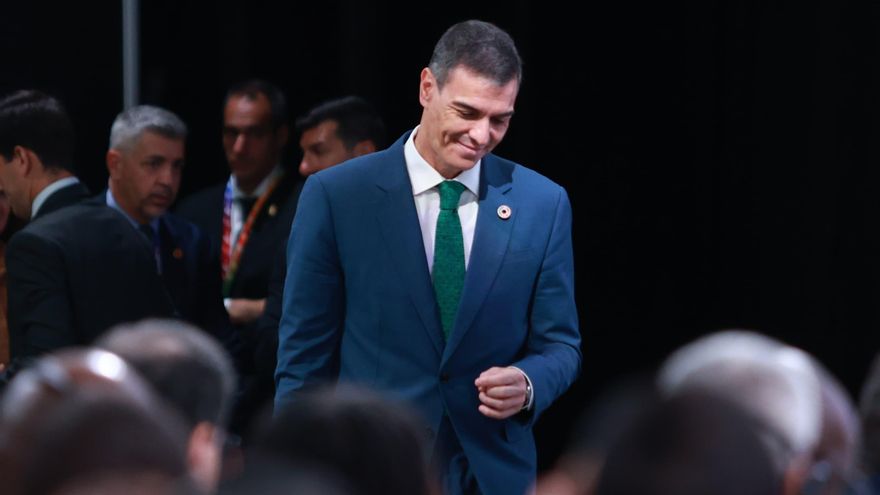 El presidente del Gobierno, Pedro Sánchez, en la IV Conferencia sobre Financiación para el Desarrollo de la ONU en Sevilla