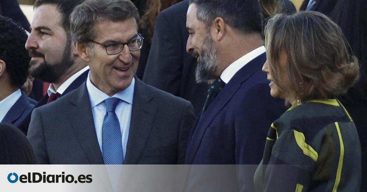 Feijóo: “A Vox se le está yendo la pinza con el PSOE”