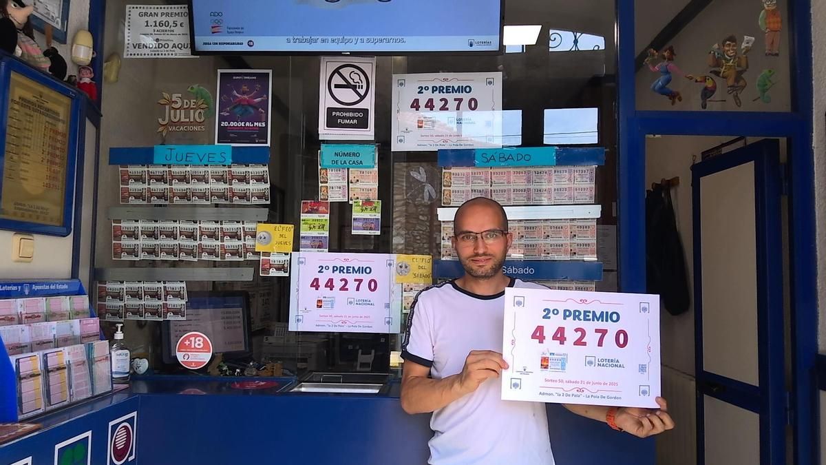 La Pola de Gordón reparte más de 250.000 euros del segundo premio de la Lotería Nacional