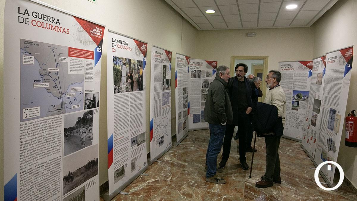 CCOO y el Foro de la Memoria inauguran la exposición 'Golpe, guerra y posguerra en Andalucía'
