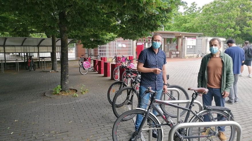 Nuevos aparcamientos para cien bicicletas en el acceso a Las Norias