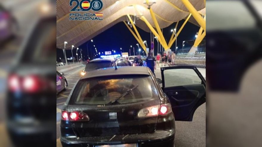 Una larga persecución policial termina con tres detenidos en el aeropuerto de Barajas por el robo de una caja fuerte