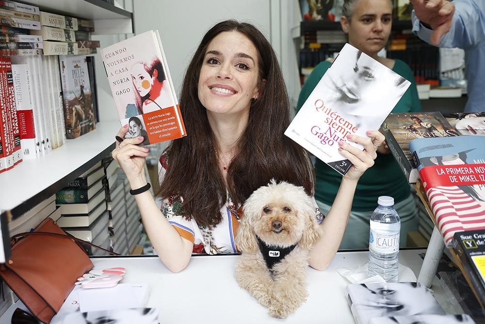 La actriz Nuria Gago, también presente este fin de semana en la Feria del libro