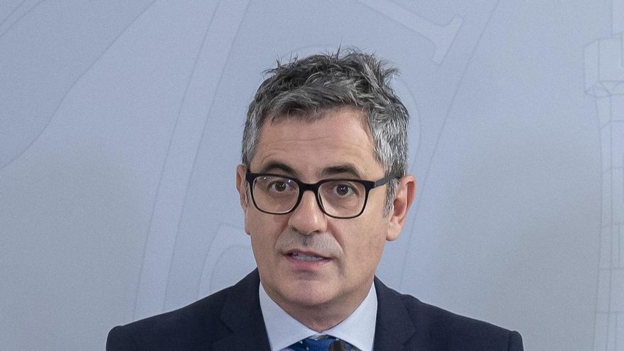 El ministro de la Presidencia, Justicia y Relaciones con las Cortes, Félix Bolaños.