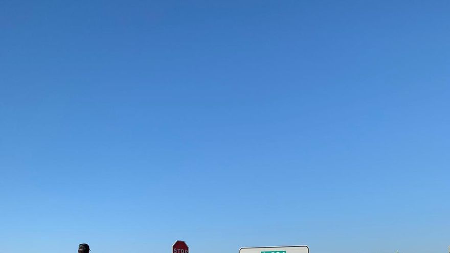 Una patrulla de la Guardia Civil en Puente Genil