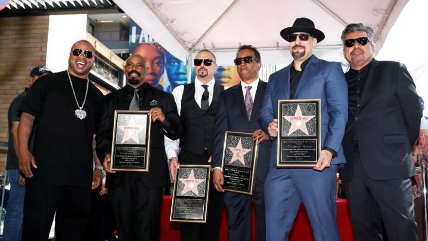 Cypress Hill desvela su estrella en el Paseo de la Fama de Hollywood