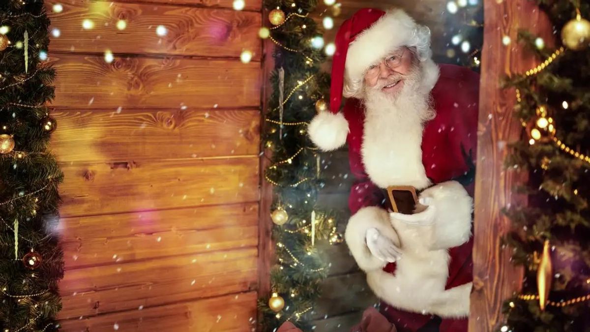 Papá Noel regresa a su casita en Santa Brígida