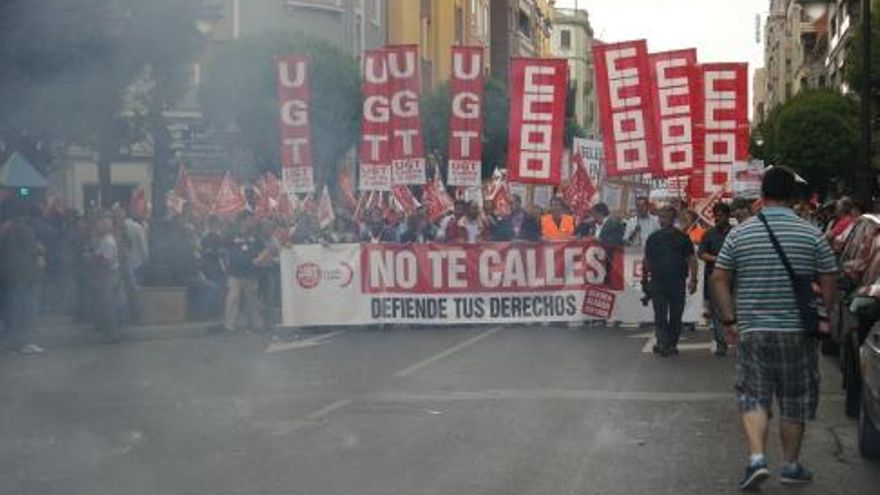 Manifestación sindicatos