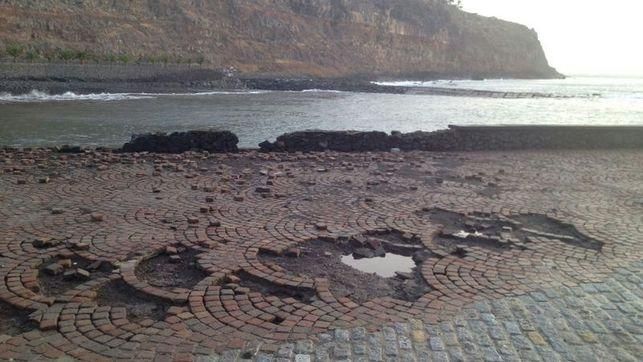Paseo marítimo de la playa de La Cueva, en San Sebastián de La Gomera.