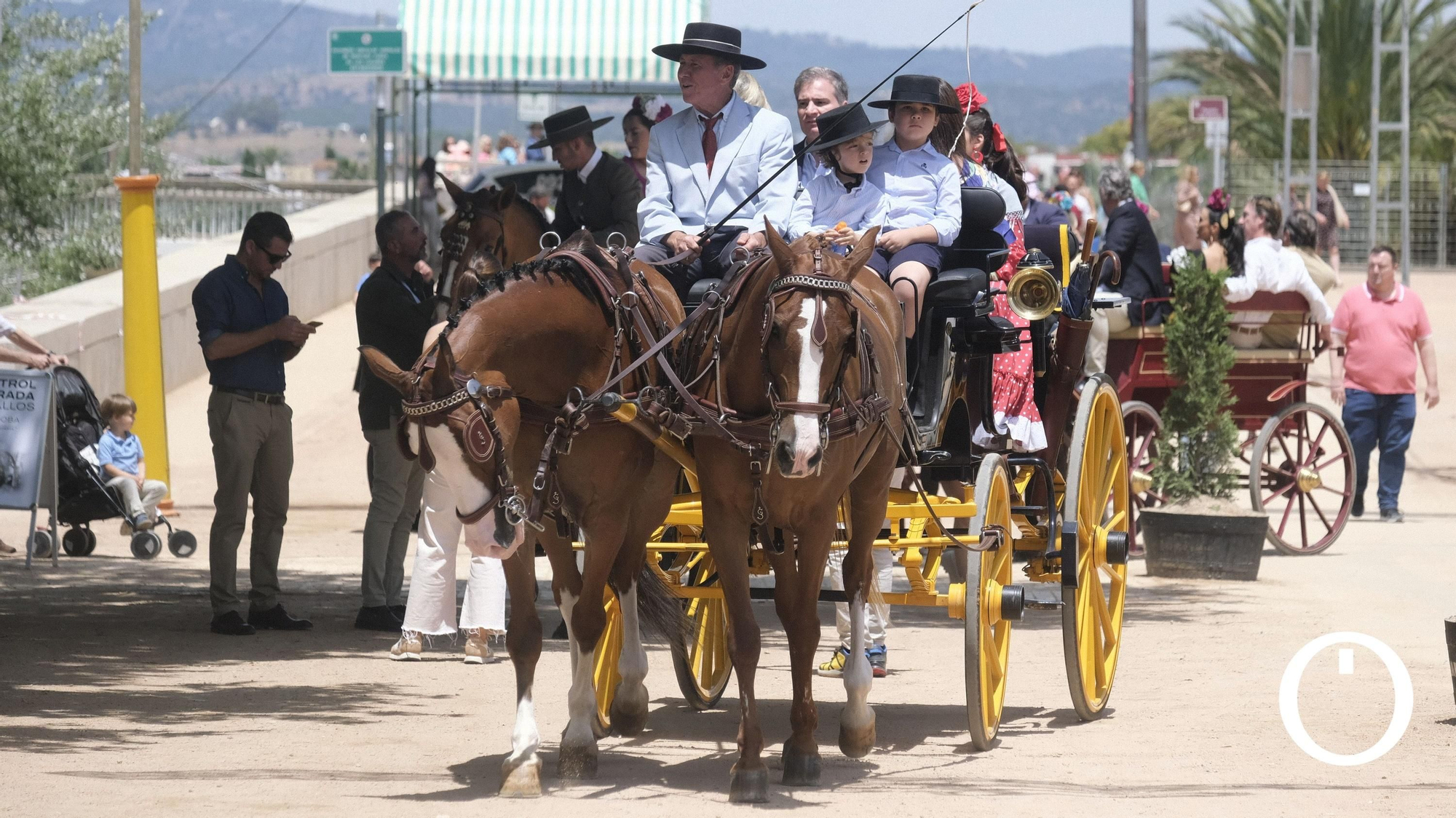 Ambiente de jueves en la feria de Córdoba.