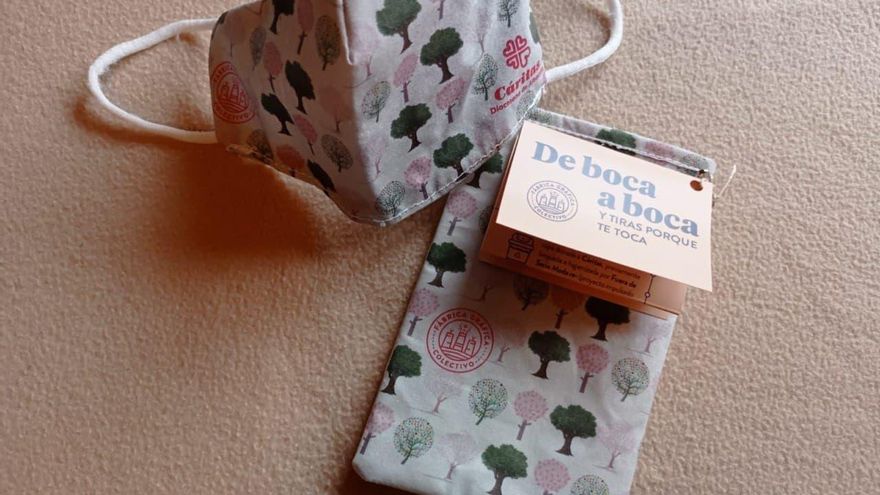 Las mascarillas de las segundas oportunidades: economía circular a través de la inclusión social en Albacete