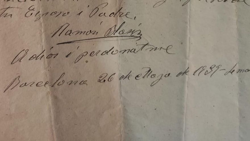 La última carta de Ramon Blasi, el alcalde de Taradell ejecutado por el franquismo