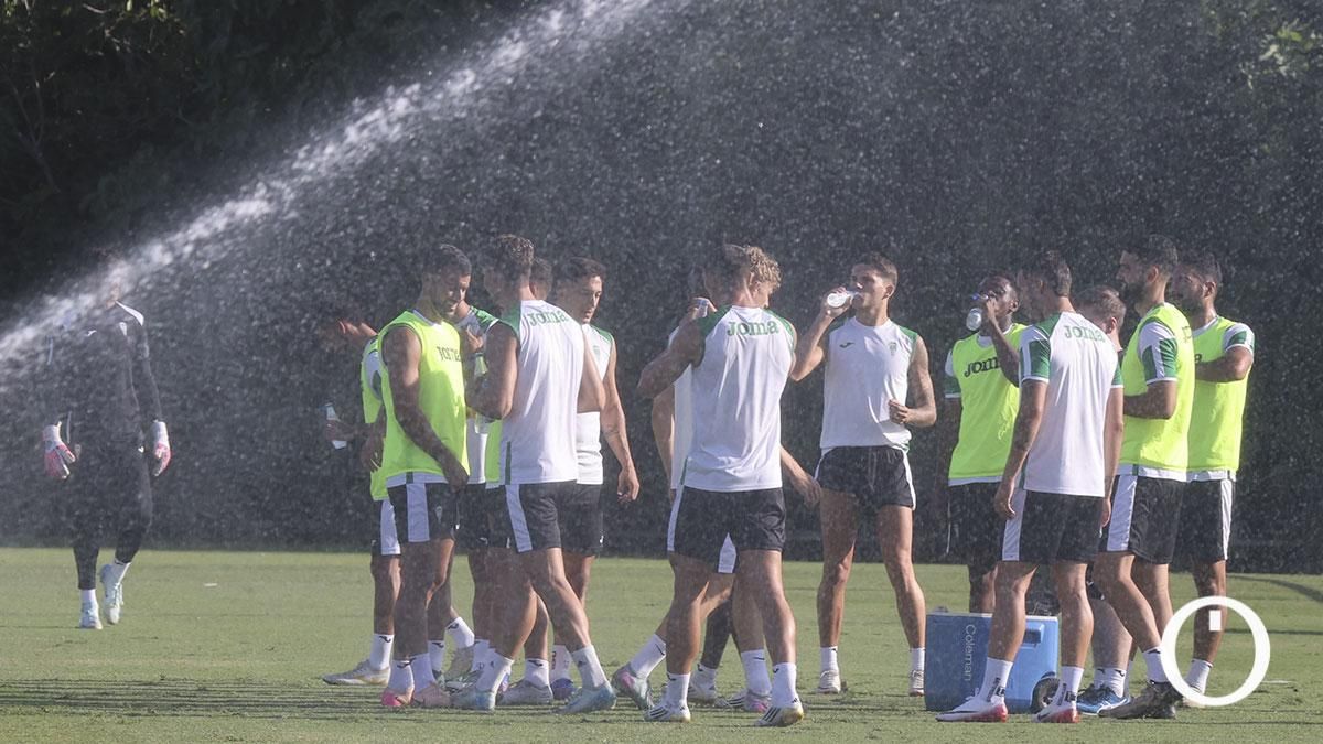 Entrenamiento del Córdoba CF en la Ciudad Deportiva