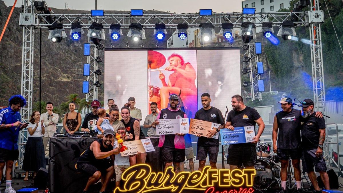 El Burger Fest Canarias reúne a 12.684 personas durante dos días y medio en Santa Cruz de La Palma