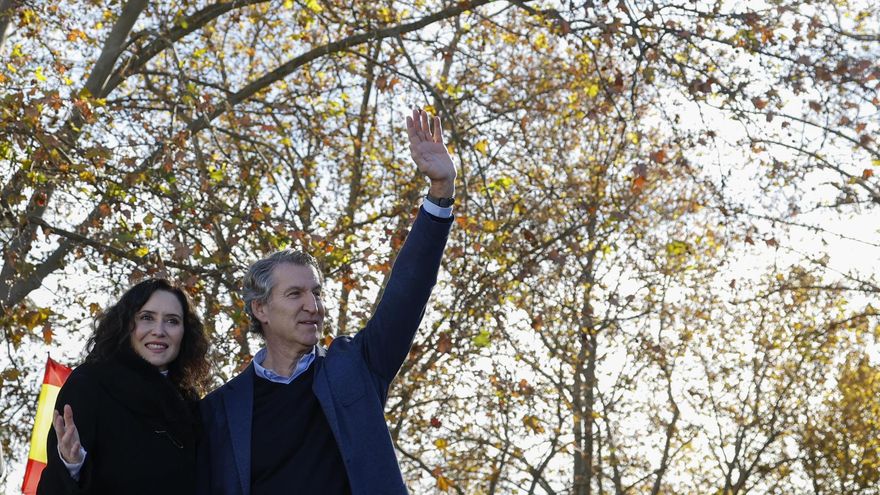 Figo and Ayuso point to Pedro Sanchez after Koldo, Cerdán and Abalos: "Three already know the prison, one is missing"