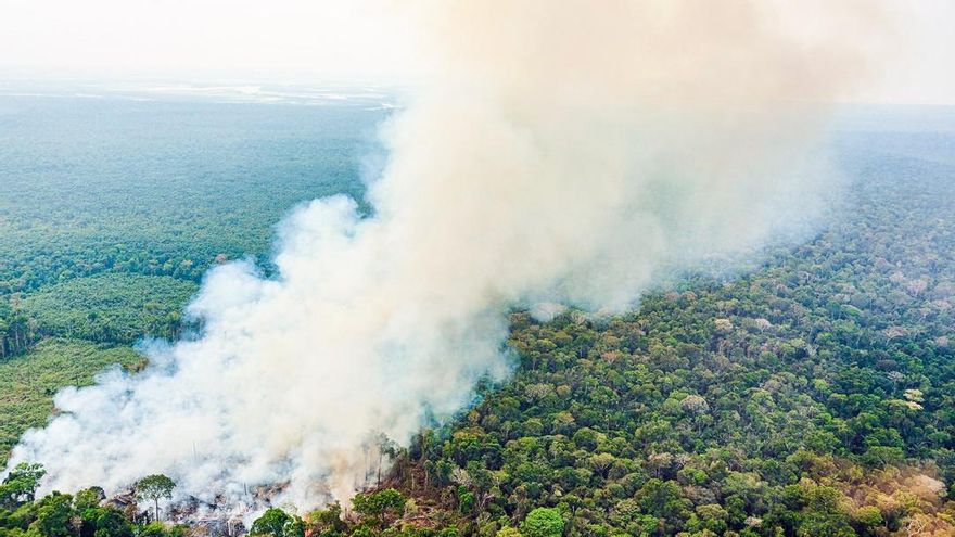 Los incendios se incrementaron en todos los países amazónicos en una década, de acuerdo con un estudio. Foto: Ricardo Stuckert/Gobierno de Brasil