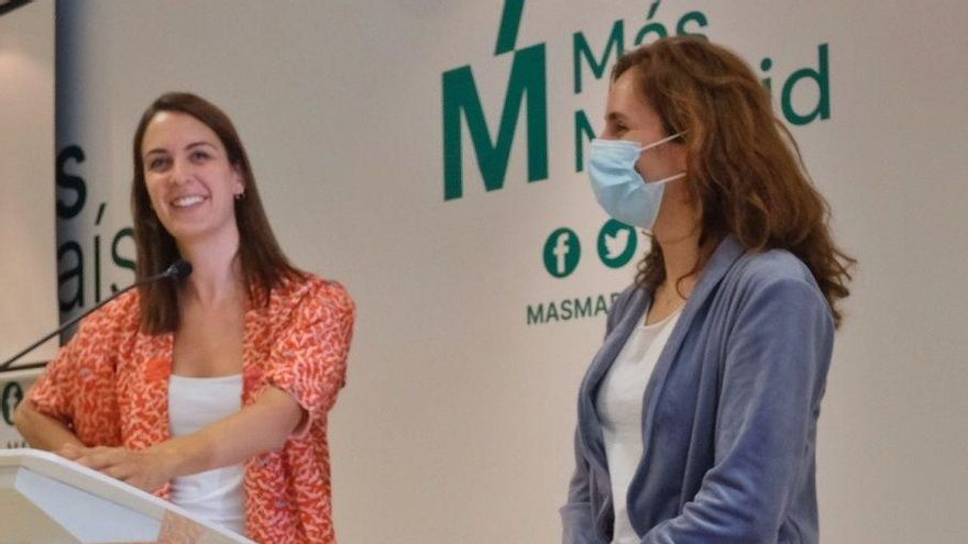 Archivo - Las líderes de Más Madrid ciudad y región, Rita Maestre y Mónica García, respectivamente.