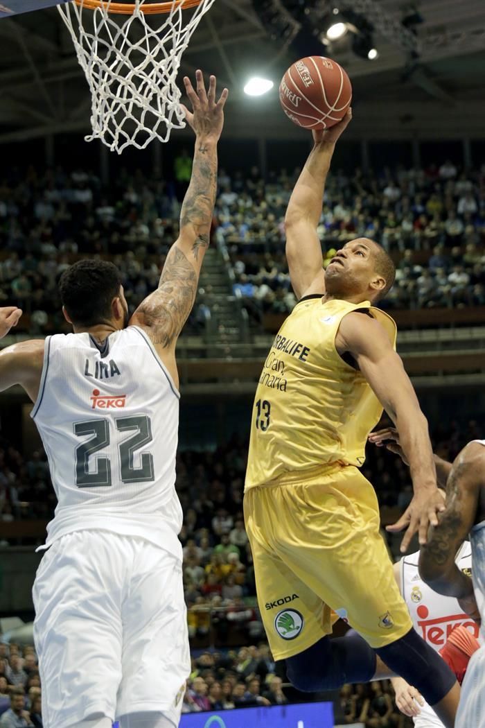 Partido de la final de la Copa del Rey 2016 entre el Herbalife Gran Canaria y el Real Madrid. Efe.