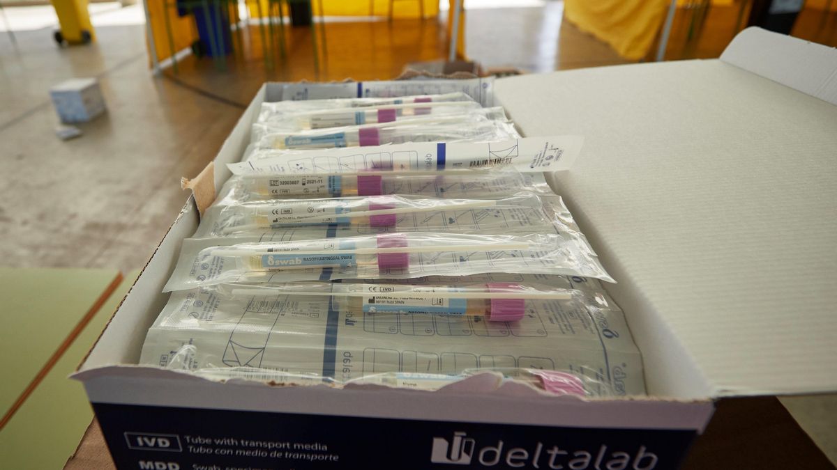 Material dispuesto para realizar PCR de diagnóstico de Covid-19
