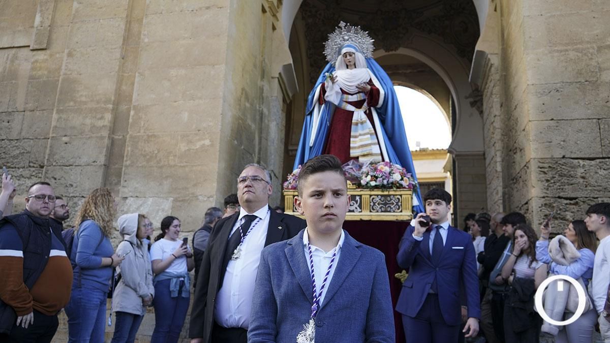 La Mezquita Catedral acoge al Cristo de la Agonía y la Virgen de la Salud