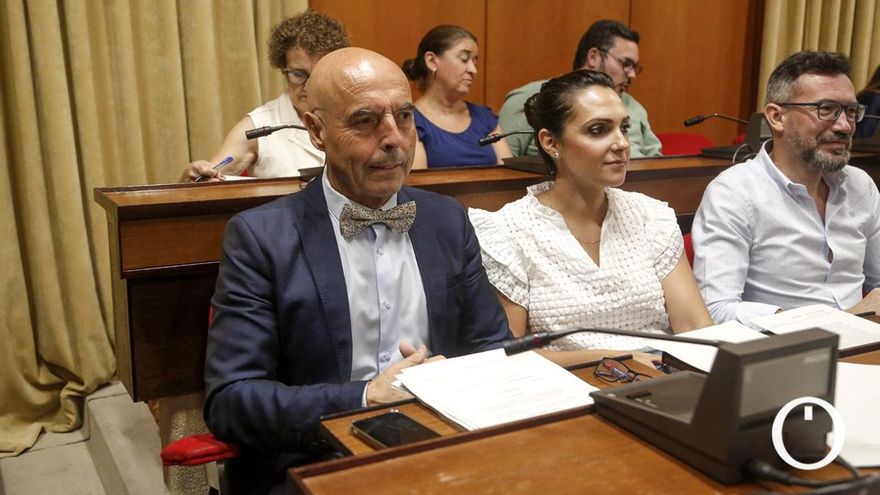 Hurtado durante el Pleno ordinario de agosto