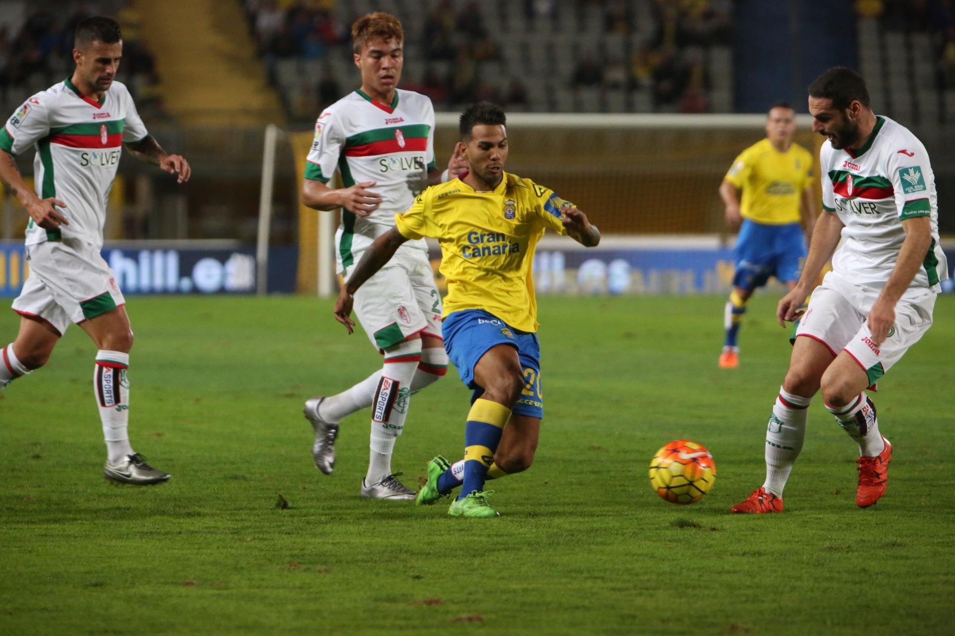 Imagen del encuentro en el Estadio de Gran Canaria entre la UD Las Palmas y el Granada C.F.