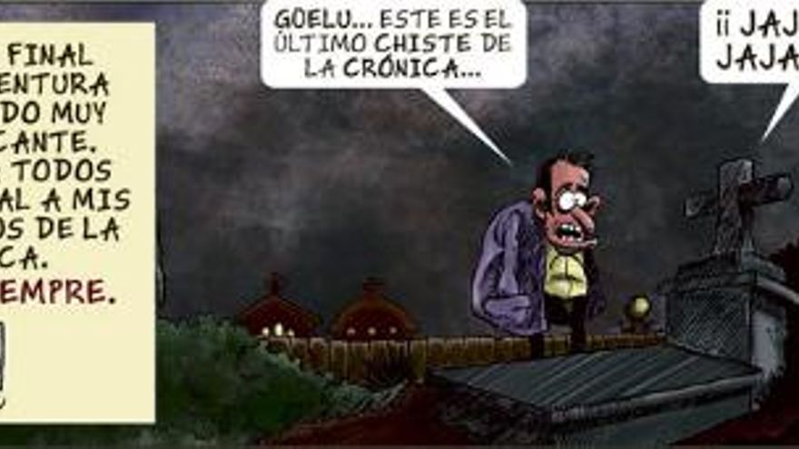 Último chiste de Lolo en La Crónica de León.