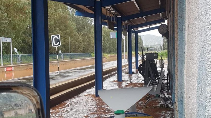 Cuatro carreteras de la provincia de Ciudad Real y una de Guadalajara, cortadas por las fuertes lluvias
