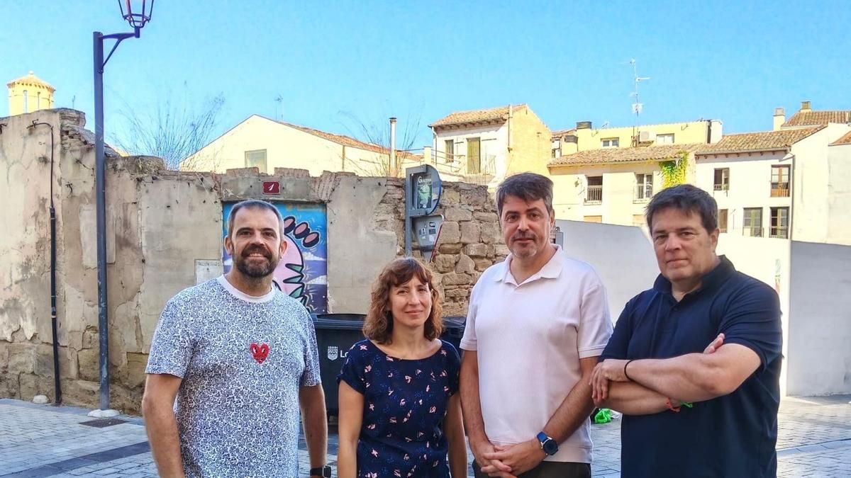 "Solares abandonados en el Casco Antiguo de Logroño" en los que se podrían construir viviendas de protección para jóvenes