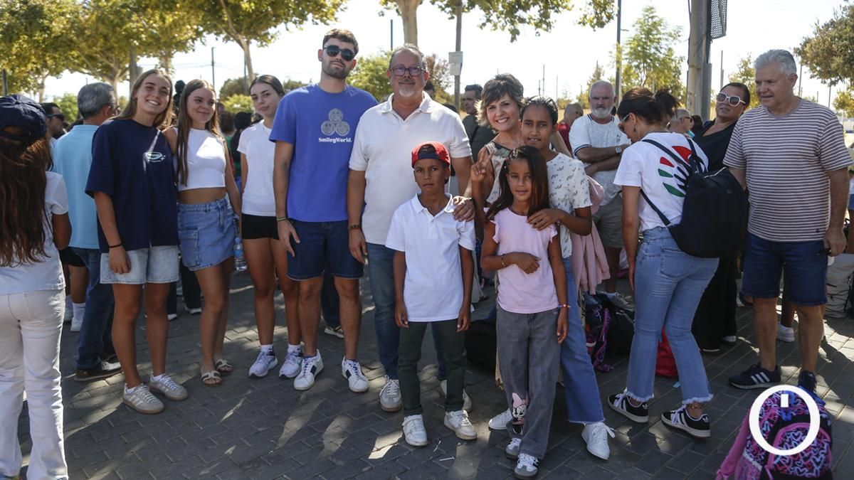 Despedida de los niños saharauis del programa Vacaciones en Paz