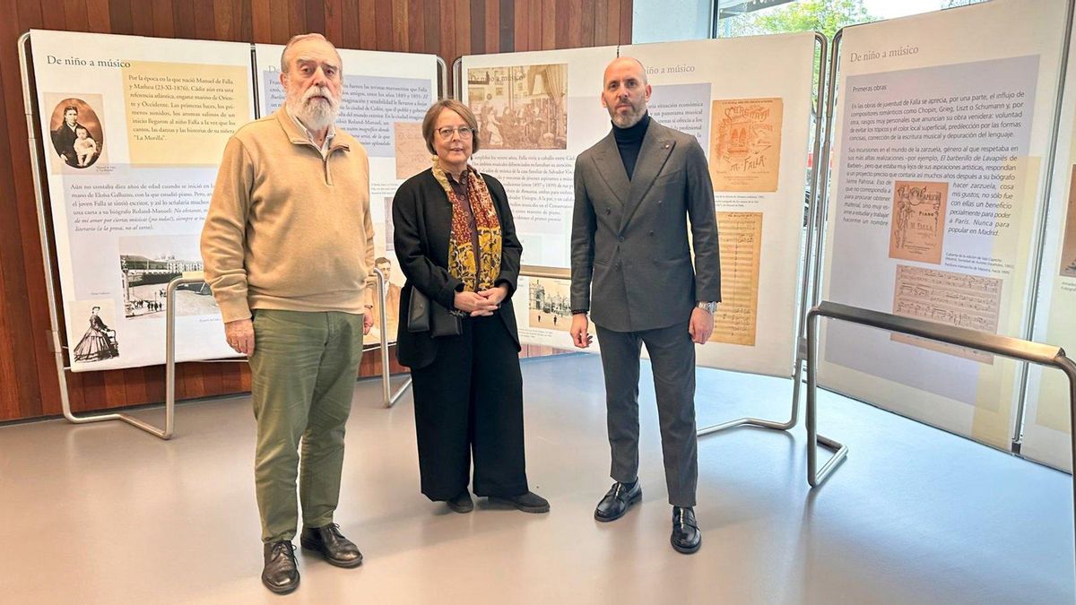 La Biblioteca Grupo Cántico acoge la exposición 'Manuel de Falla. Itinerancias de un músico'
