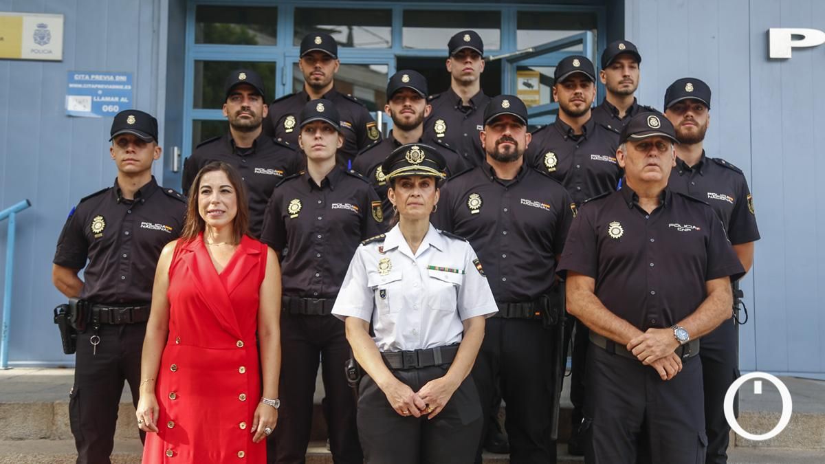 Presentación de diez policías en prácticas de la 38ª promoción de la Escala Básica