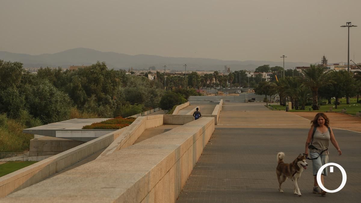 El humo de los incendios cubre de nuevo el cielo de Córdoba