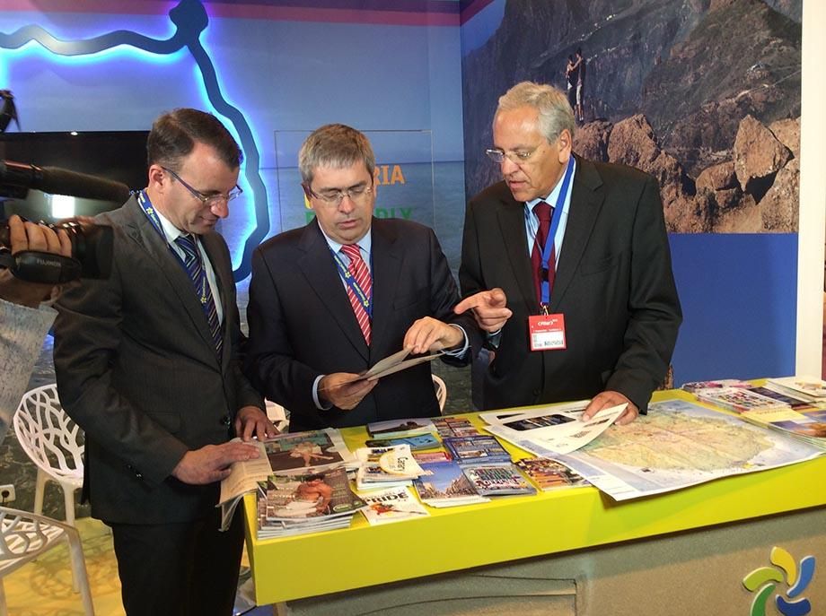 Marco Aurelio Pérez y José Carlos Álamo promocionan Gran Canaria como destino LGTB.