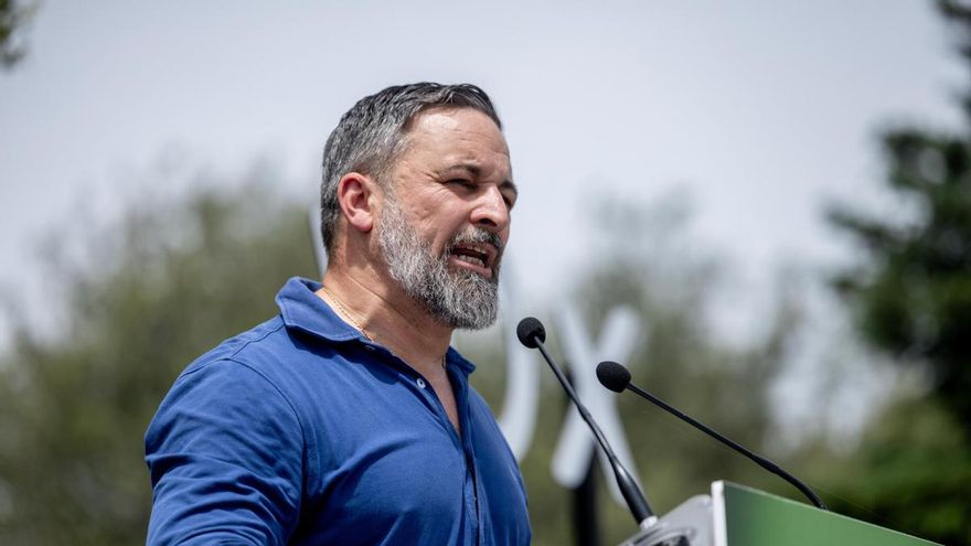 El presidente de Vox, Santiago Abascal.