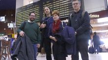 Comitiva en defensa de los caminos públicos camino de Europa