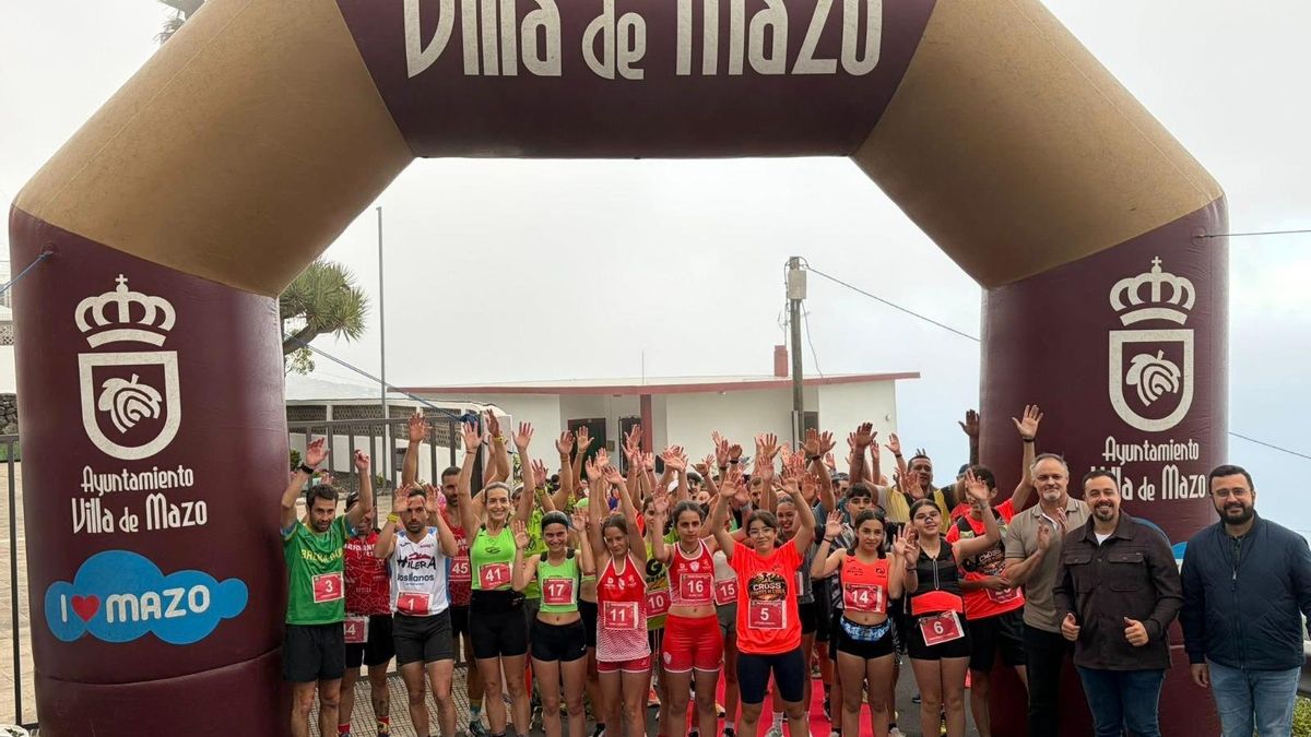 Villa de Mazo concluye el IV Cross Montes de Luna con más de un centenar de participantes