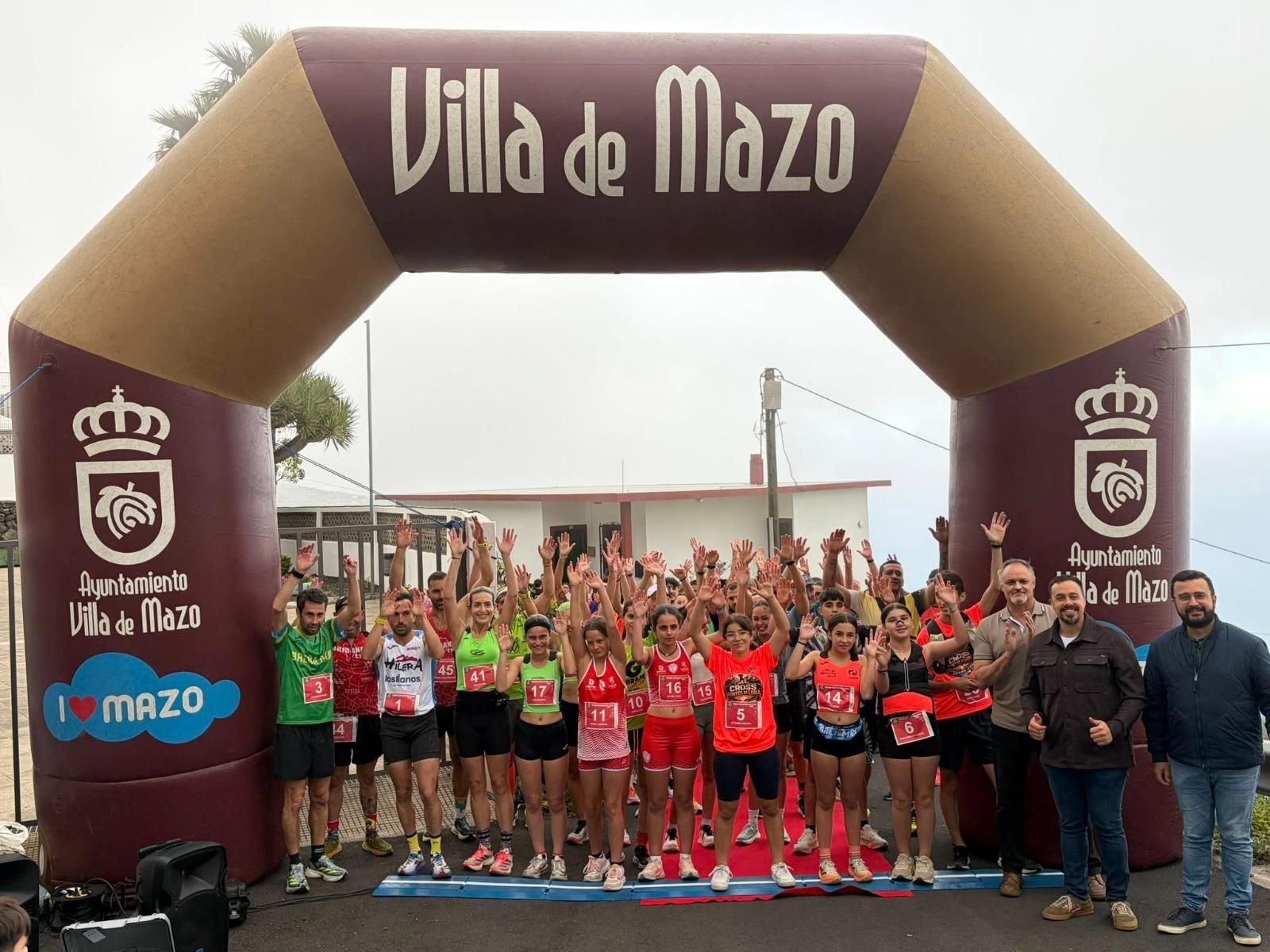Villa de Mazo concluye el IV Cross Montes de Luna con más de un centenar de participantes.