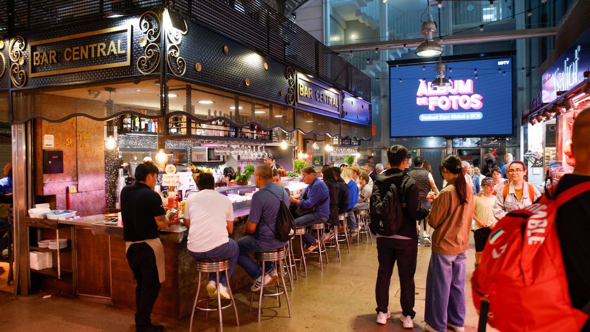 Uno de los bares Central, en la Boqueria, gestionado por el empresario Elharrar Mardochee
