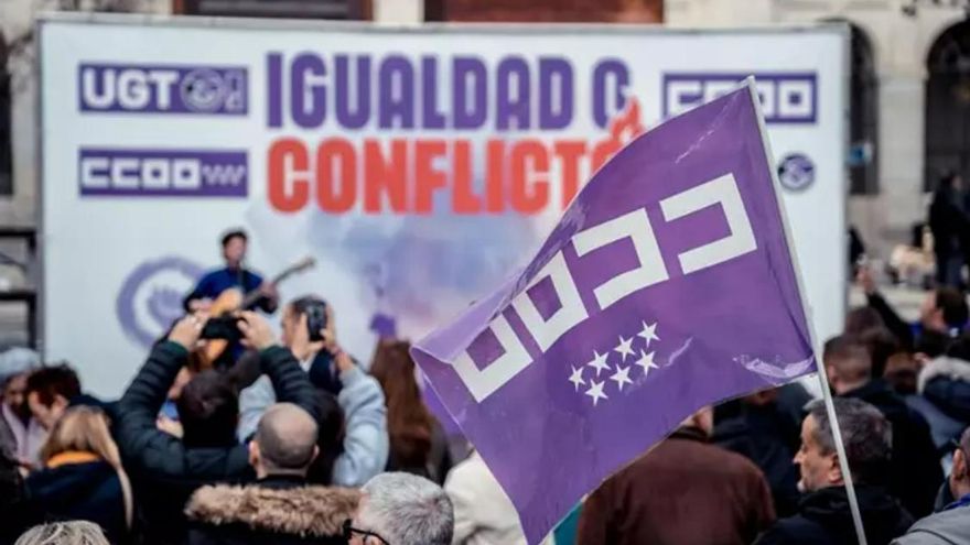 El Gobierno de Almeida prohíbe la megafonía en el acto de UGT y CCOO por el 8M y estos le acusan de "censura"