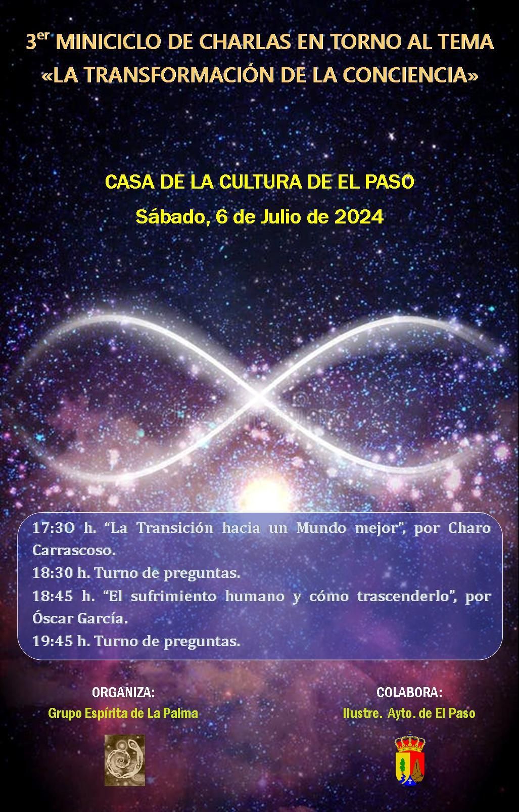Cartel del ciclo de conferencias.