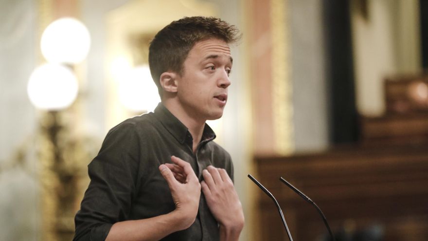 El portavoz de Más País-Equo en el Congreso, Íñigo Errejón, durante su intervención en una sesión plenaria en el Congreso de los Diputados, en Madrid (España), a 29 de septiembre de 2020.