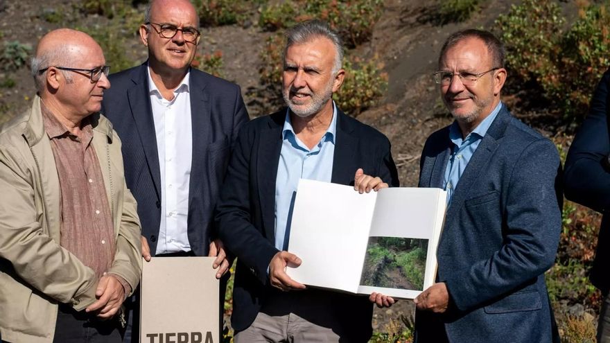 Acuerdo para excavar la parcela de la Vaguada de la Araña en el entorno del Pino del Consuelo de  Fuencaliente en busca de represaliados