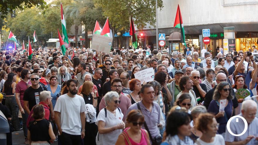 Una multitud clama en Córdoba contra el genocidio en Palestina
